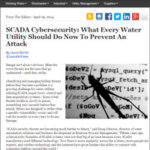Cybersecurity for Water Utilities