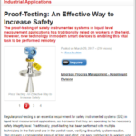 Level Sensor Safety Proof Testing