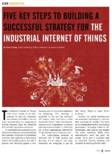 CIOReview: Five Key Steps To Building A Successful Strategy For The Industrial Internet Of Things