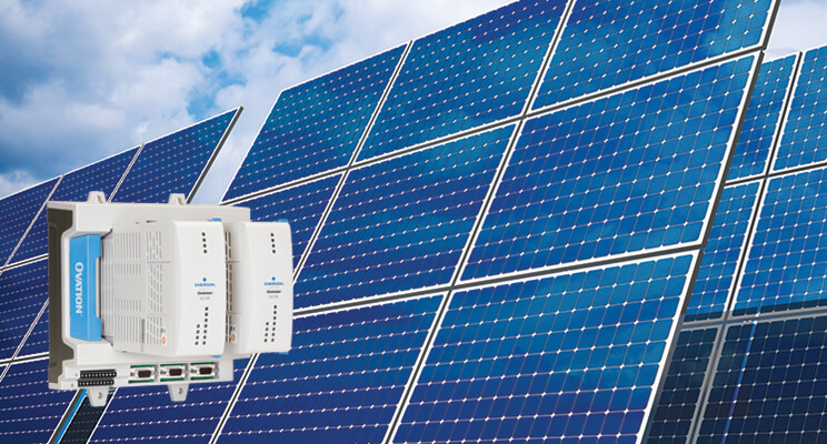 Emerson's Ovation Compact Controller for Solar Photovoltaic applications