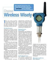 Choosing Wireless Sensor Networks
