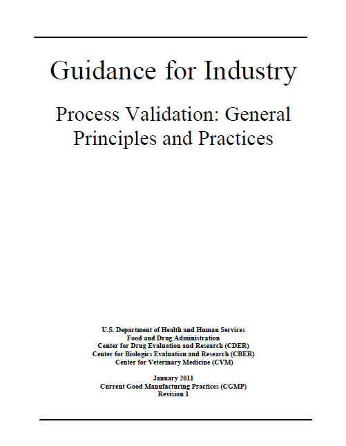 Process Validation Guidance