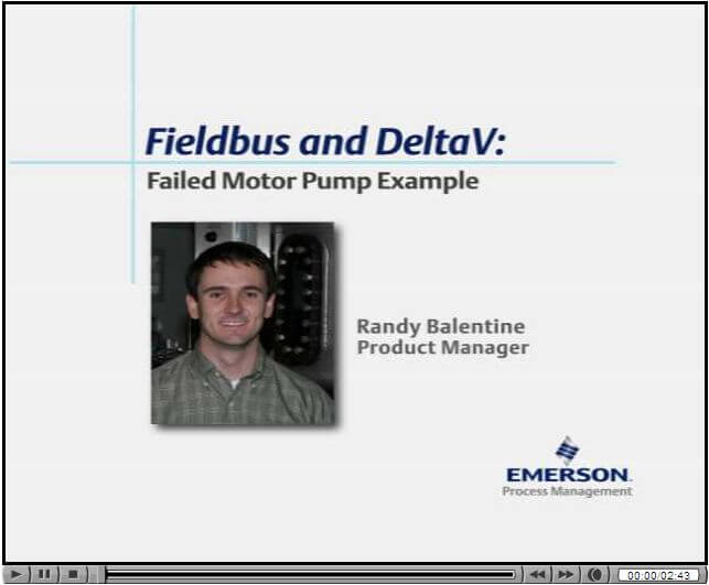 Fieldbus and DeltaV: Failed Motor Pump Screencast