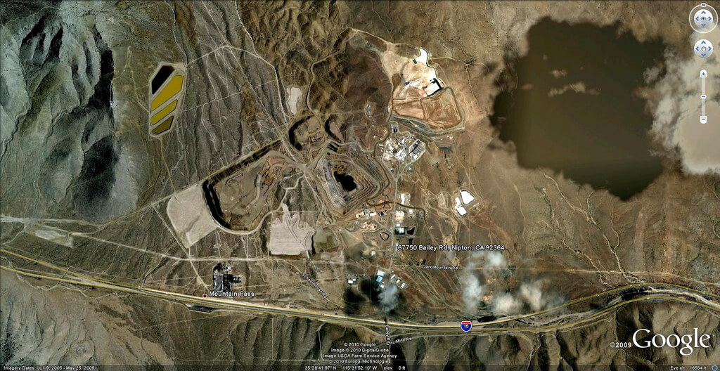 Mountain Pass CA, Molycorp Minerals Mine