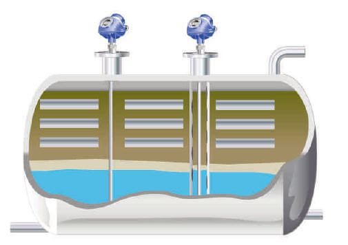 Refinery Desalter Vessel Showing Open and Slotted Stilling Well