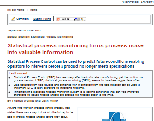How to Incorporate Statistical Process Monitoring