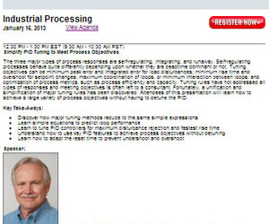 Simplify PID Tuning to Meet Process Objectives Webinar