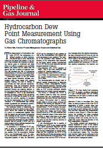 Hydrocarbon Dew Point Measurement Using Gas Chromatographs