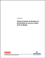 Using Acoustic Emissions to Determine In-Service Valve Seat Leakage