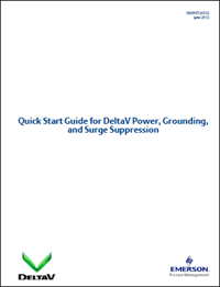 Quick Start Guide DeltaV Power Grounding Surge Suppression
