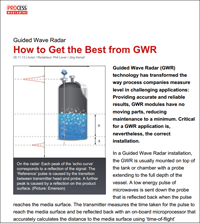 Guided Wave Radar Level Measurement Installation Tips