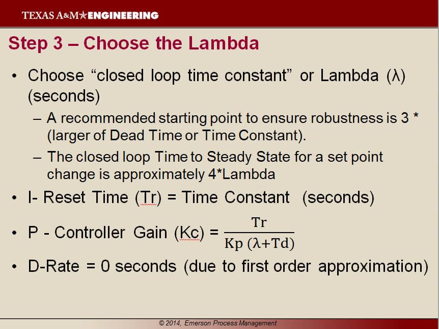 Choose lambda