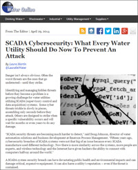 Cybersecurity for Water Utilities