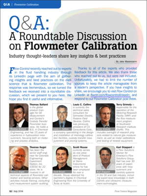 Flow Control Magazine - July 2014