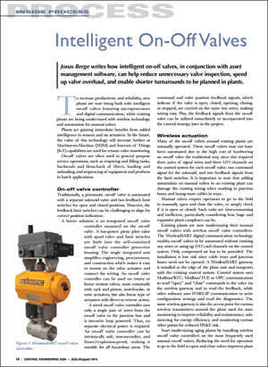 Control Engineering Asia - Intelligent On-Off Valves