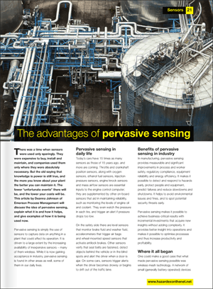 Hazardex: The Advantages of Pervasive Sensing
