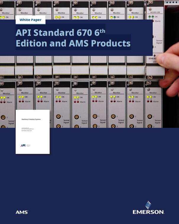 API Standard 670, 6th Edition and AMS Products