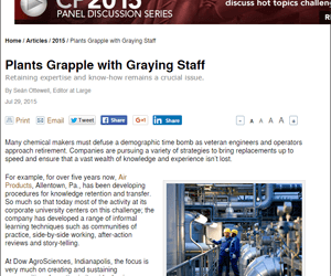 Capturing and Transferring Plant Operator Expertise