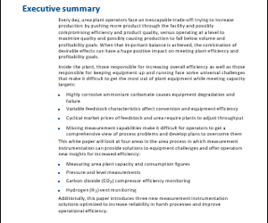 Urea Production Automation Challenges