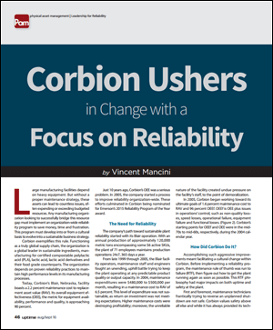 Corbion Ushers in Change with a Focus on Reliability