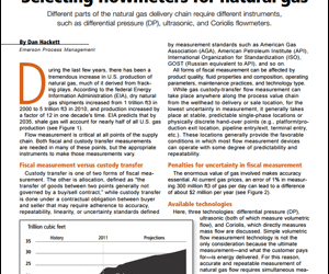 Natural Gas Flowmeter Selection