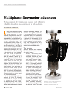 Multiphase Flow Measurement for Oil and Gas Well Pads