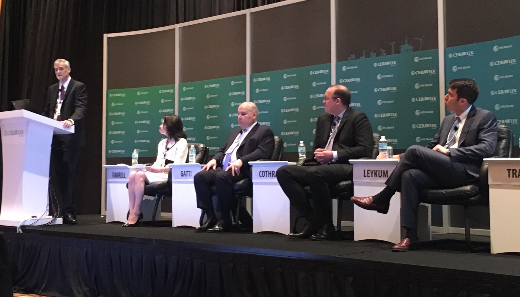 Emerson's Mike Train presents at CERAWeek 2017