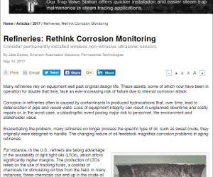 Improving Refinery Corrosion Monitoring