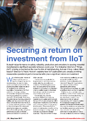 Smart Machines & Factories: Securing a return on investment from IIoT