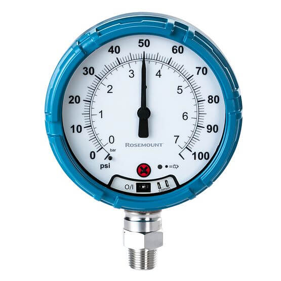 Rosemount wireless pressure gauge