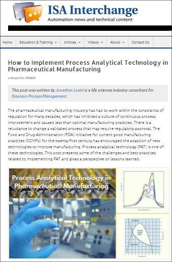 process analytical technology case study