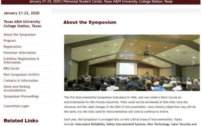 Share Your Expertise at Instrumentation and Automation Symposium