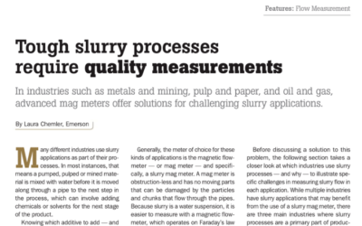 Accurately Measuring Flow in Slurry Applications