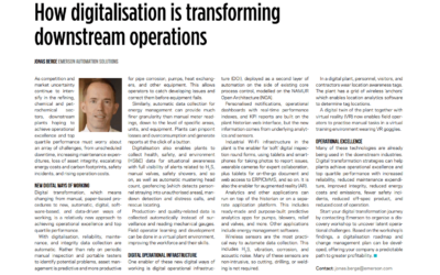 Improved Performance through Digitalization for Downstream Producers