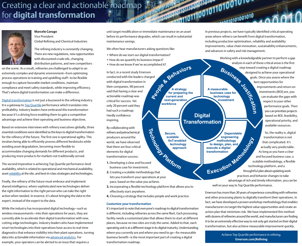 Marcelo Carugo: Creating a clear and actionable roadmap for digital transformation