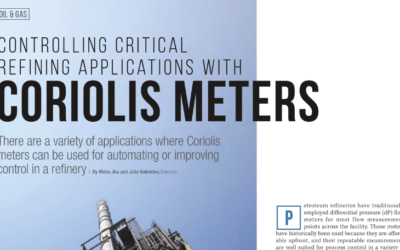 Coriolis Flow Meters for High Accuracy Refining Applications