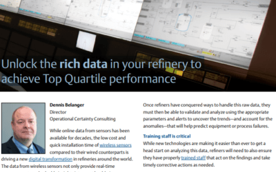 Improving Refining Operations with Rich Data and Analytics