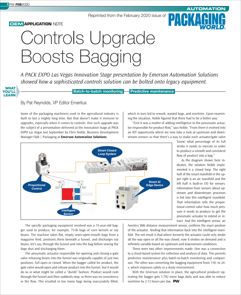 Packaging World: Controls Upgrade Boosts Bagging