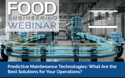 Predictive Maintenance Technologies for Food & Beverage Producers