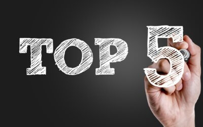 Top 5 Most Popular Blogs From 2018