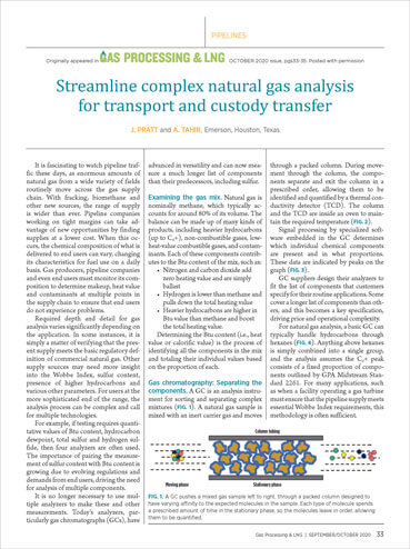 New gas chromatographs streamline natural gas quality analysis