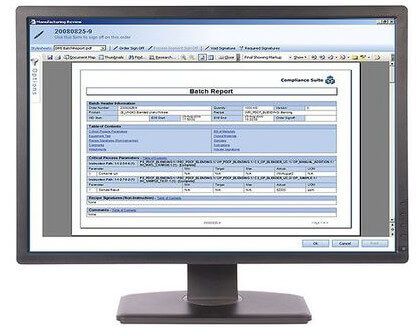 Syncade manufacturing execution system, electronic batch records management