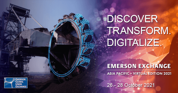 Oct 26-28 Emerson Exchange Asia-Pacific virtual conference