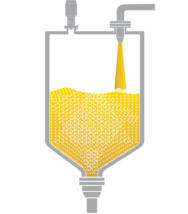 Accurate level measurement in fermentation tanks