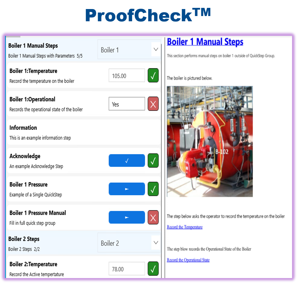 ProofCheck proof testing application