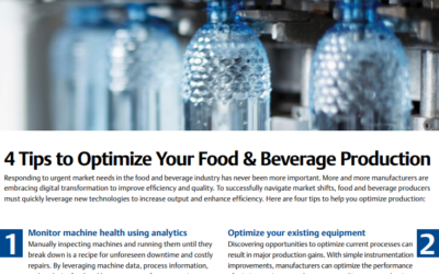 Tips for Optimizing Food and Beverage Production