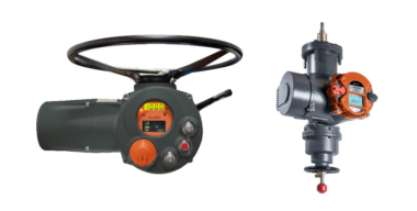 Figure 1: Emerson’s next generation Emerson’s Bettis XTE3000 Electric Actuator (left) provides up to SIL 3 reliability, programmable stroke profiles, and advanced diagnostics. The Bettis RTS actuator (right) can fail open or closed on loss of power using a mechanical spring, provide continuous modulation, and achieve SIL 3 reliability. Figure 1: Emerson’s next generation Emerson’s Bettis XTE3000 Electric Actuator (left) provides up to SIL 3 reliability, programmable stroke profiles, and advanced diagnostics.The Bettis RTS actuator (right) can fail open or closed on loss of power using a mechanical spring, provide continuous modulation, and achieve SIL 3 reliability.