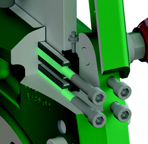 Major improvements in the knife gate blade top seal include multiple scrapers, transverse seals, and field adjustable packing, which all extend operating life.