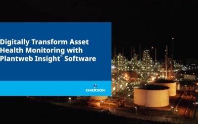 Digitally Transforming Plant Asset Health Monitoring