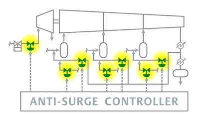 Fisher anti-surge valves